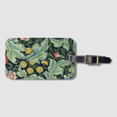 ウィリアム・モリス – レスターヴィンテージフローラデザイン ラゲッジタグ (正面横)