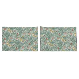 ウィリアム・モリス・レスター葉ス・フラワーカーネーション 枕カバー