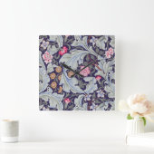 ウィリアム・モリス・レスター スクエア壁時計 (ホーム)