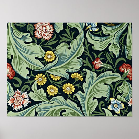 ウィリアム・モリス – レスター ポスター (正面)