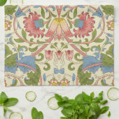 ウィリアム・モリス・ロドン花の花柄 キッチンタオル (折り畳み)