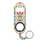 ウィリアム・モリス・ロドン花の花柄 キーホルダー栓抜き (裏面)