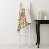 ウィリアム・モリス・ロドン花の花柄 シェルパブランケット (インサイチュ)