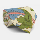 ウィリアム・モリス・ロドン花の花柄 ネクタイ (ロール)