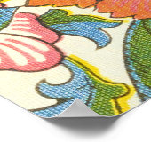 ウィリアム・モリス・ロドン花の花柄 ポスター (角)