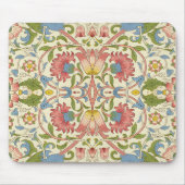 ウィリアム・モリス・ロドン花の花柄 マウスパッド (正面)