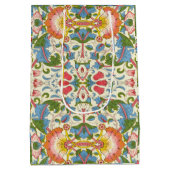 ウィリアム・モリス・ロドン花の花柄 ミディアムペーパーバッグ (裏面)