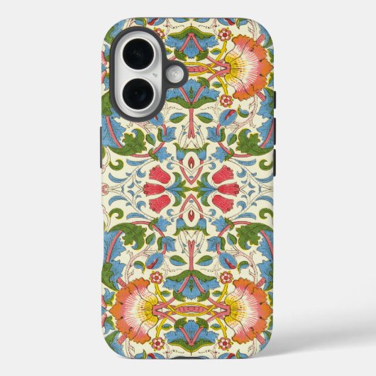 ウィリアム・モリス・ロドン花の花柄 Case-Mate iPhoneケース (裏面)