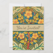 ウィリアム・モリス ローズ・リース：クラシック・アーツ＆クラフツ 招待状 (正面)