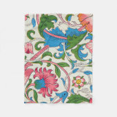 ウィリアム・モリス・ローデン フリースブランケット (正面)