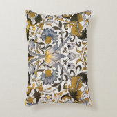 ウィリアム・モリス・ロードデンフローラ花 アクセントクッション (正面(垂直))