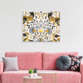 ウィリアム・モリス・ロードデンフローラ花 キャンバスプリント (インサイチュ (リビング))