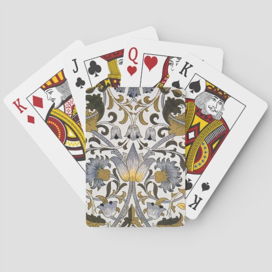 ウィリアム・モリス・ロードデンフローラ花 トランプ (裏面)