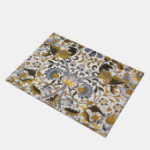 ウィリアム・モリス・ロードデンフローラ花 ドアマット (アングル)