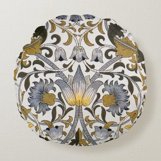 ウィリアム・モリス・ロードデンフローラ花 ラウンドクッション (正面)