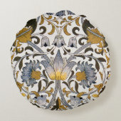 ウィリアム・モリス・ロードデンフローラ花 ラウンドクッション (裏面)