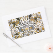 ウィリアム・モリス・ロードデンフローラ花 長方形シール (封筒)