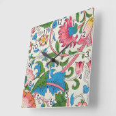 ウィリアム·モリス·ロードン スクエア壁時計 (傾斜)