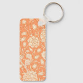 ウィリアム・モリス・ワイルドチューリップ有名パターン キーホルダー (裏面)