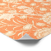 ウィリアム・モリス・ワイルドチューリップ有名パターン ポスター (角)