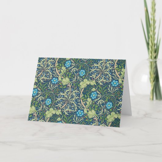 ウィリアム・モリス・ワカメ カード (正面)