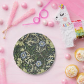 ウィリアム·モリス·ワカメ·パターン·フローラヴィンテージアート ペーパープレート (パーティー)