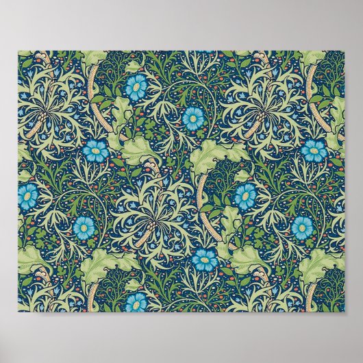 ウィリアム・モリス・ワカメ ポスター (正面)