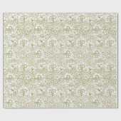 ウィリアム・モリス・ヴィンテージカーネーション・パターン ラッピングペーパー (フラット)