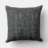 ウィリアム・モリス・ヴィンテージ・アカンサスとつる植物 クッション (裏面)