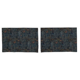 ウィリアム・モリス・ヴィンテージ・アカンサスとつる植物 枕カバー