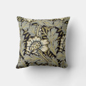 ウィリアム・モリス・ヴィンテージ・アネモン クッション (裏面)