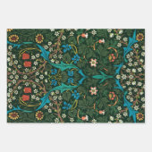 ウィリアム・モリス・ヴィンテージ・クリスマス ラッピングペーパーシート (正面)