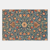 ウィリアム・モリス・ヴィンテージ・クリスマス ラッピングペーパーシート (正面2)