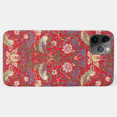 ウィリアム・モリス・ヴィンテージ・ストロベリー・シーフ柄 Case-Mate iPhoneケース (裏面(横))