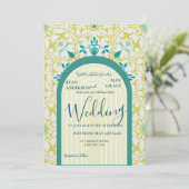 ウィリアム・モリス ヴィンテージ テキスタイル パターン ウォールペーパー 招待状 (スタンド正面)