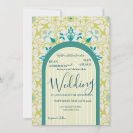 ウィリアム・モリス ヴィンテージ テキスタイル パターン ウォールペーパー 招待状