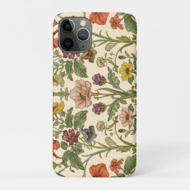 ウィリアム・モリス ヴィンテージ ピンパーネル プレ・ラファエイト  iPhone 11 PROケース