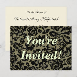 ウィリアム・モリス ヴェネチアン ダマスク ブロケード 招待状