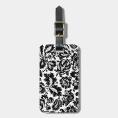 ウィリアム・モリス・ヴェネツィア・ダマスク・ブロケード ラゲッジタグ (正面縦)