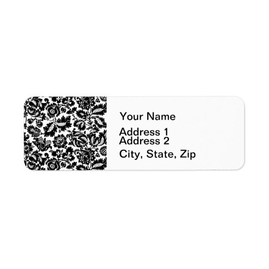 ウィリアム・モリス・ヴェネツィア・ダマスク・ブロケード ラベル (正面)