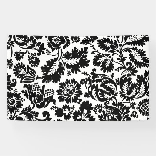 ウィリアム・モリス・ヴェネツィア・ダマスク・ブロケード 横断幕 (横)