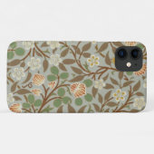ウィリアム・モリス 四葉のクローバー ボタニカルフラワー Case-Mate iPhoneケース (裏面(横))