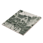 ウィリアム・モリス-彼ののイラストレーション家1893年 タイル (側面)