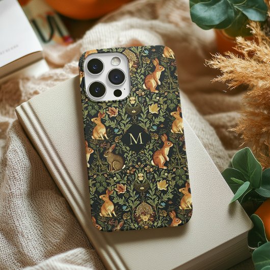 ウィリアム・モリス 森の花とウサギのクリスマス Case-Mate iPhoneケース