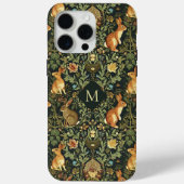 ウィリアム・モリス 森の花とウサギのクリスマス Case-Mate iPhoneケース (裏面)