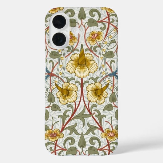 ウィリアム・モリス 水仙 フローラル柄 Case-Mate iPhoneケース (裏面)