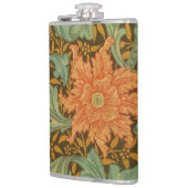 ウィリアム・モリス・独身のステム・パターン・アールヌーボー フラスク (左)