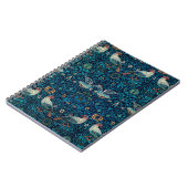 ウィリアム・モリス – 花と鳥のパターン ノートブック (左側)