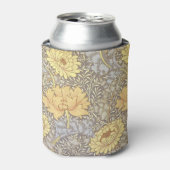 ウィリアム・モリス 菊 マムの花 缶クーラー (缶正面)
