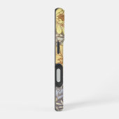 ウィリアム・モリス 菊 マムの花 iPhone 16ケース (右側面)